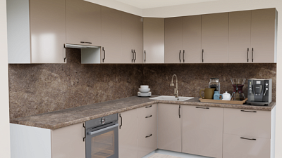 Кухня угловая Капучино 511 G